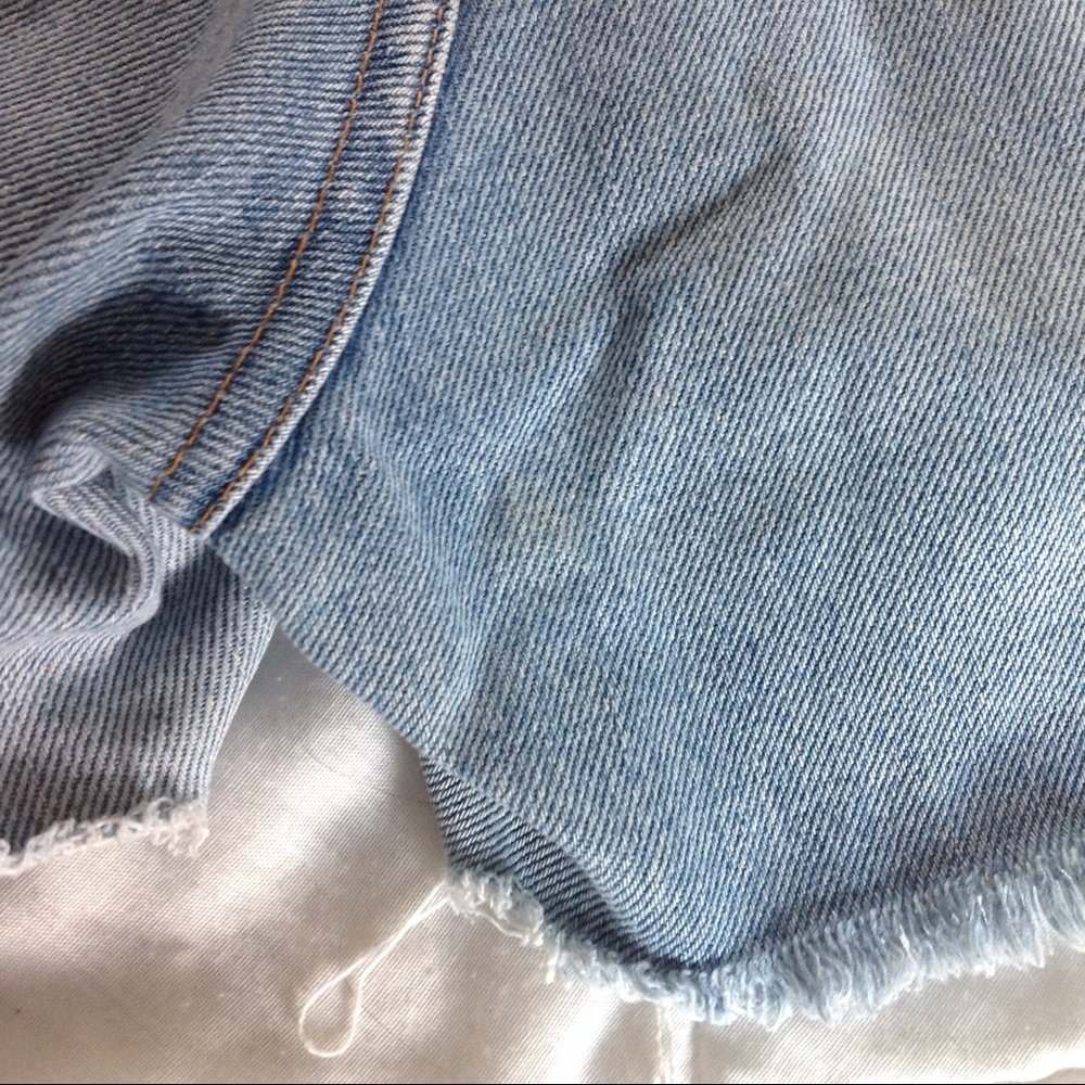❌SOLD❌90s high waisted american flag denim shorts - Picture 7 of 7